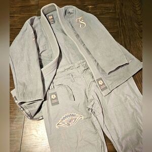 FENOM LIGHT-WEIGHT PEARL WEAVE GI - Gray, size A1 curvy